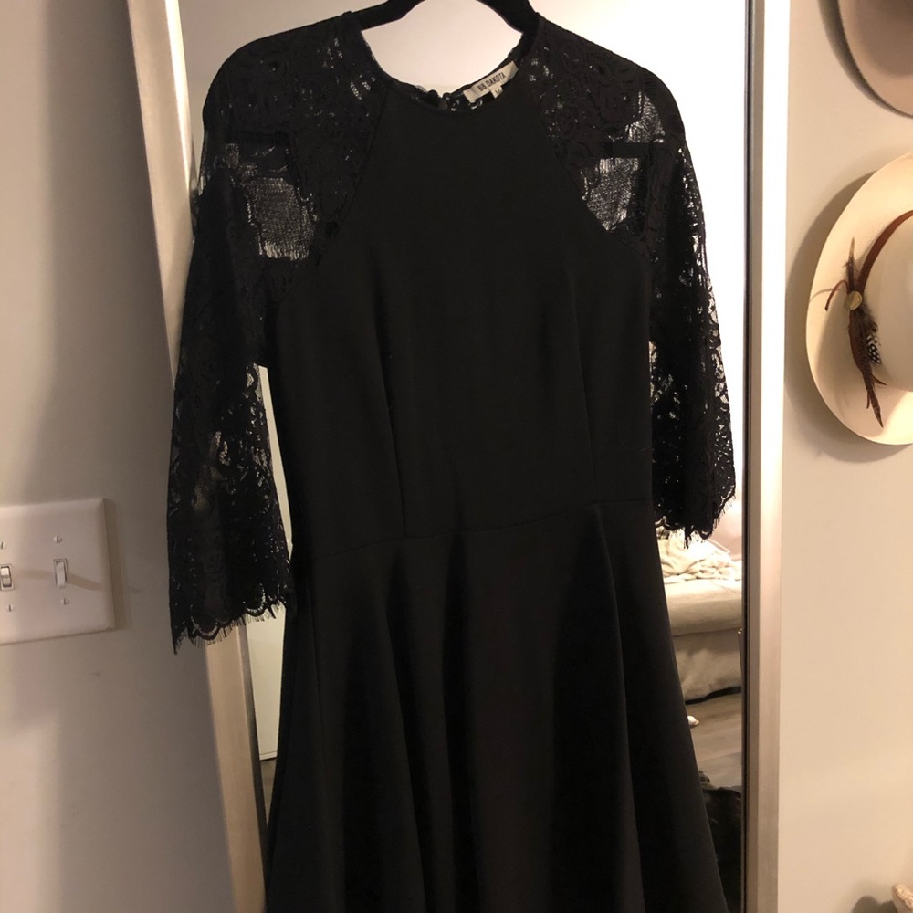 BB Dakota black lace dress